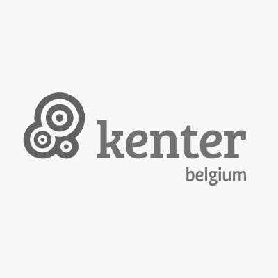Logo Kenter Belgium grijstinten