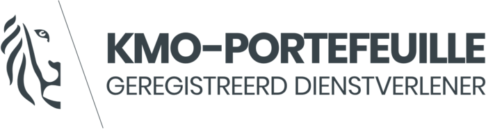 Geregistreerd dienstverlener Vlaamse KMO-Portefeuille logo